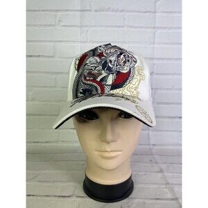 Cliff Raven Artwear Samurai Hardy Tattoo Embroidered Mesh Back Snapback Hat Cap